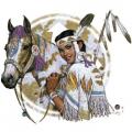INDIÁNSKÁ DÍVKA - dívka s koněm