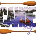 CANOEING - canoe outdor na tričko