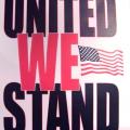 UNITED WE STAND - nápis na tričko